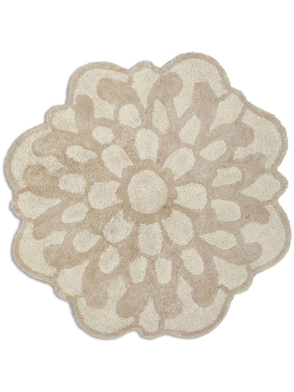 Missoni Otil Reversible Flower-shaped Bath Rug In Ivory