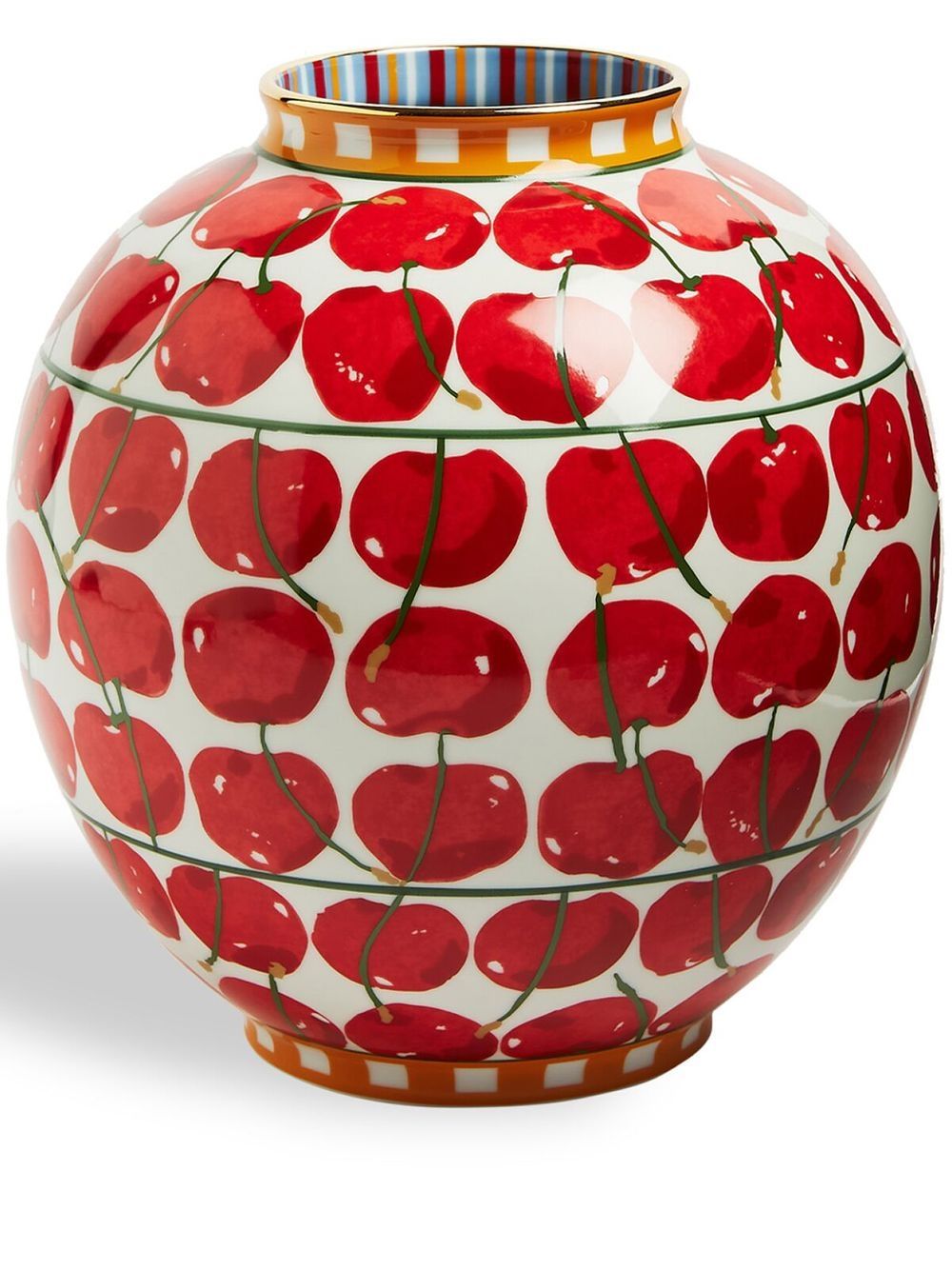 La Doublej Bubble Vase In Cherries Avorio